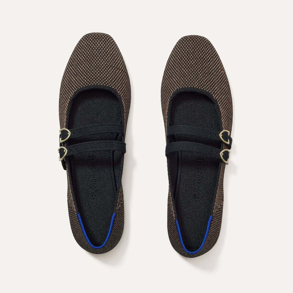 Rothy's The Double Buckle Mary Jane - Bronzite Size 6